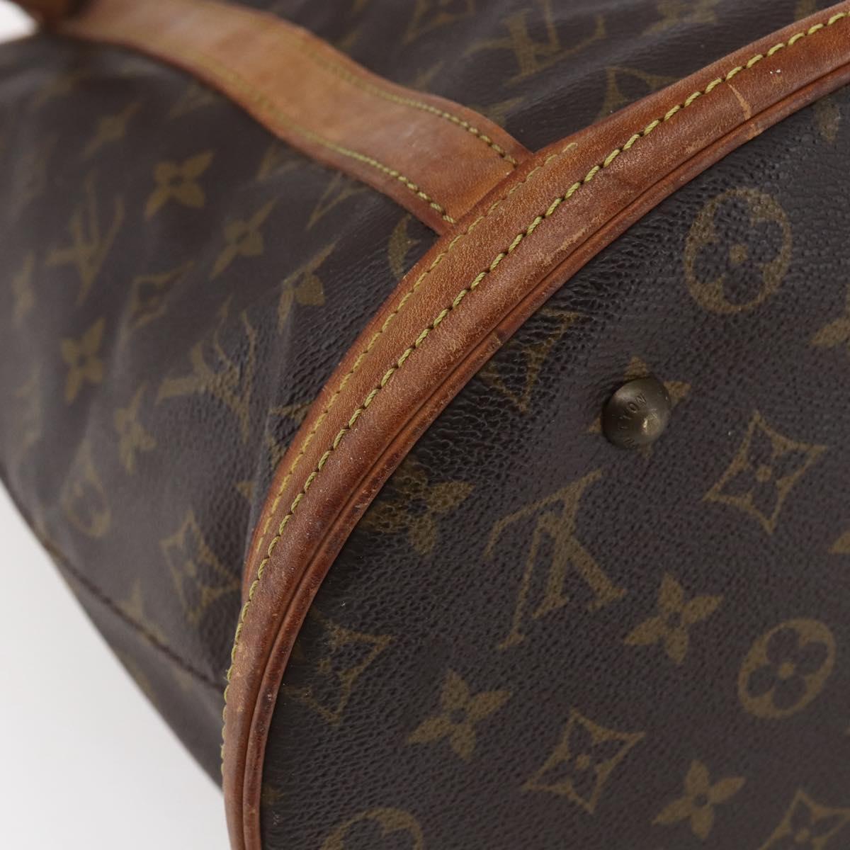 LOUIS VUITTON Monogram Bucket GM Shoulder Bag M42236 LV Auth 147272