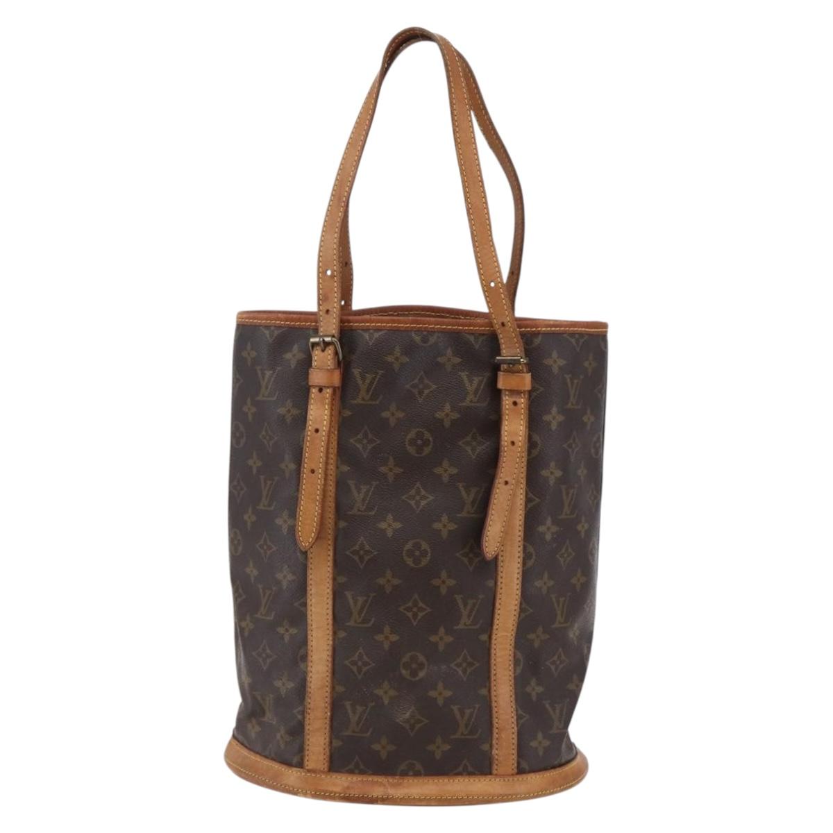 LOUIS VUITTON Monogram Bucket GM Shoulder Bag M42236 LV Auth 147272