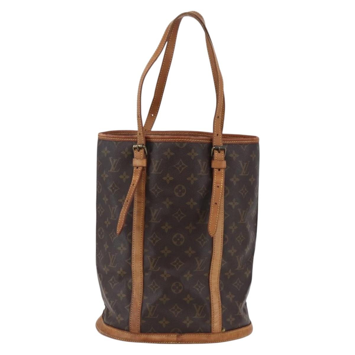 LOUIS VUITTON Monogram Bucket GM Shoulder Bag M42236 LV Auth 147272
