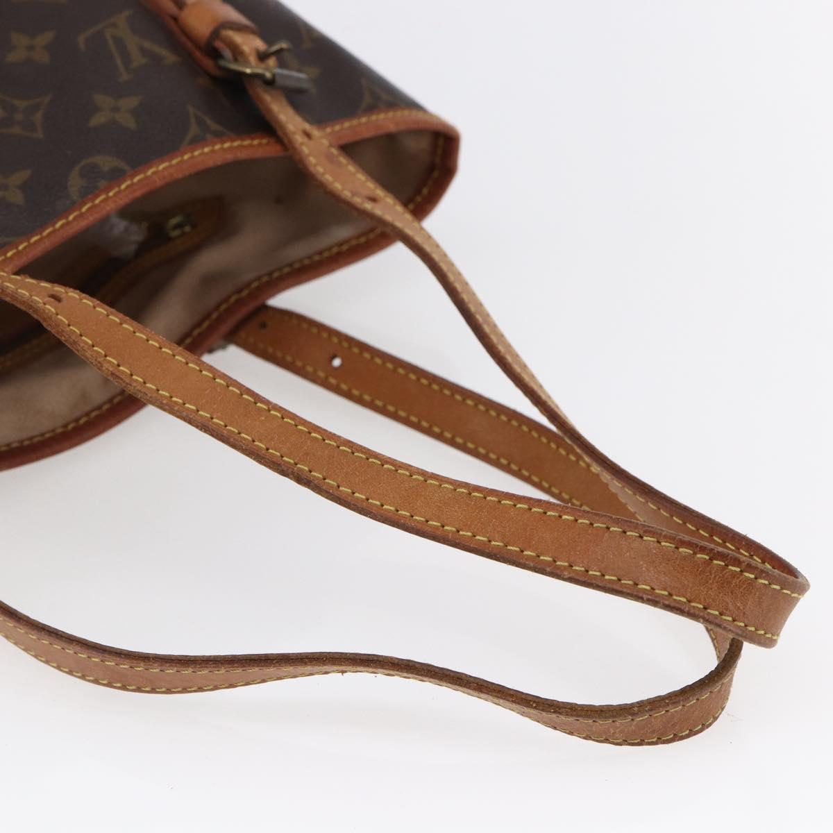 LOUIS VUITTON Monogram Bucket GM Shoulder Bag M42236 LV Auth 147272