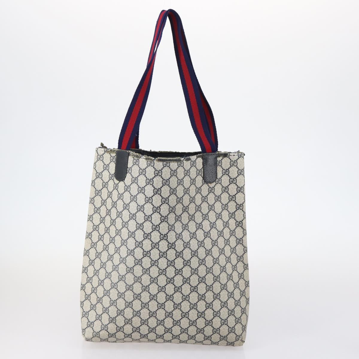 GUCCI Burberry PRADA Tote Bag PVC Nylon 3 Set Navy Beige Auth 147276