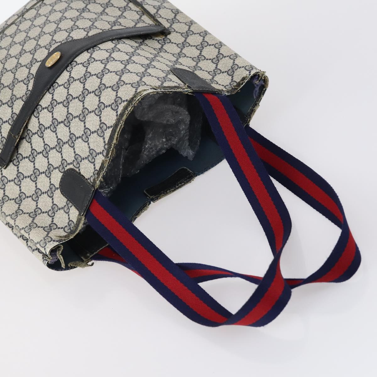 GUCCI Burberry PRADA Tote Bag PVC Nylon 3 Set Navy Beige Auth 147276