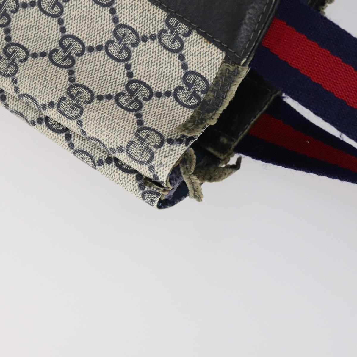 GUCCI Burberry PRADA Tote Bag PVC Nylon 3 Set Navy Beige Auth 147276