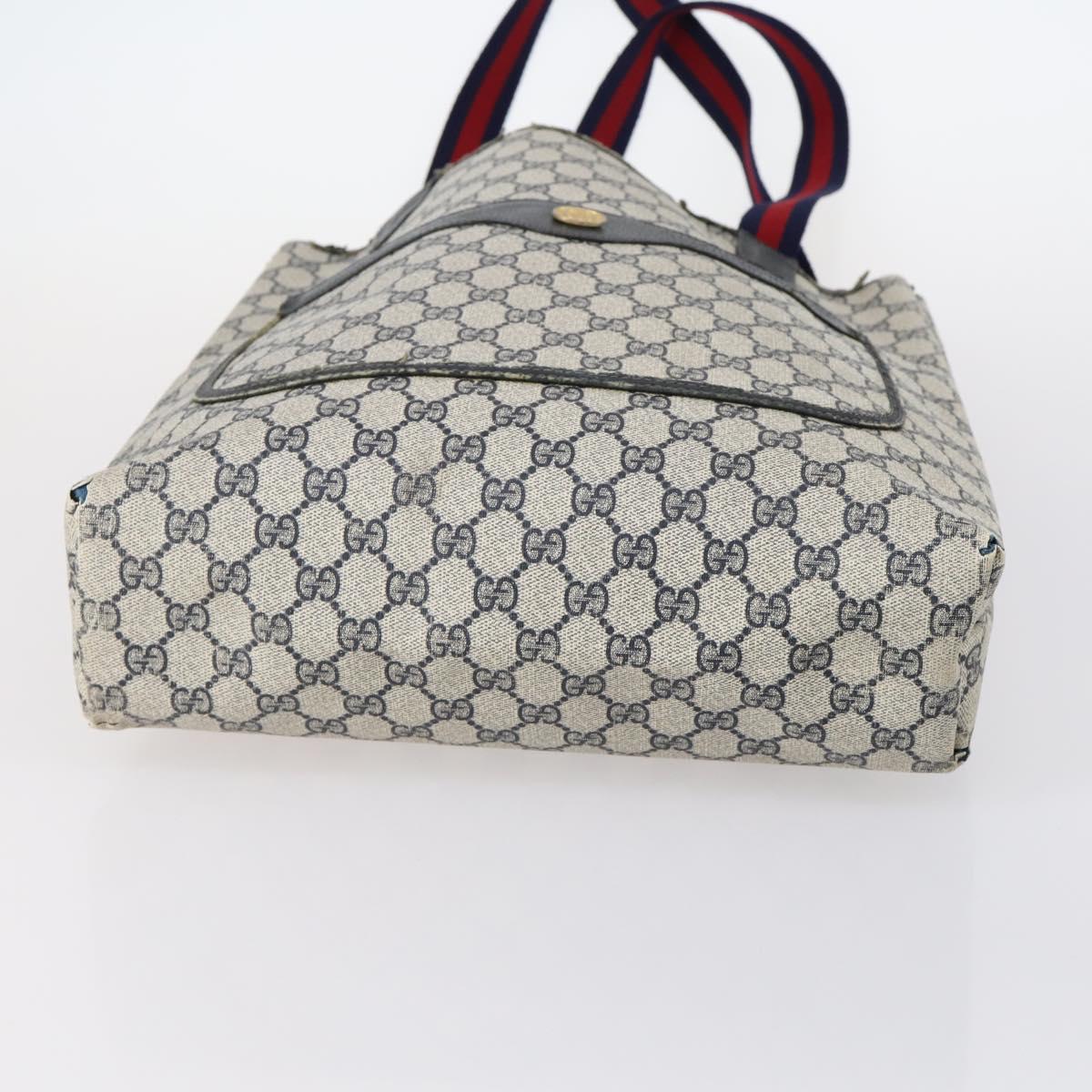 GUCCI Burberry PRADA Tote Bag PVC Nylon 3 Set Navy Beige Auth 147276