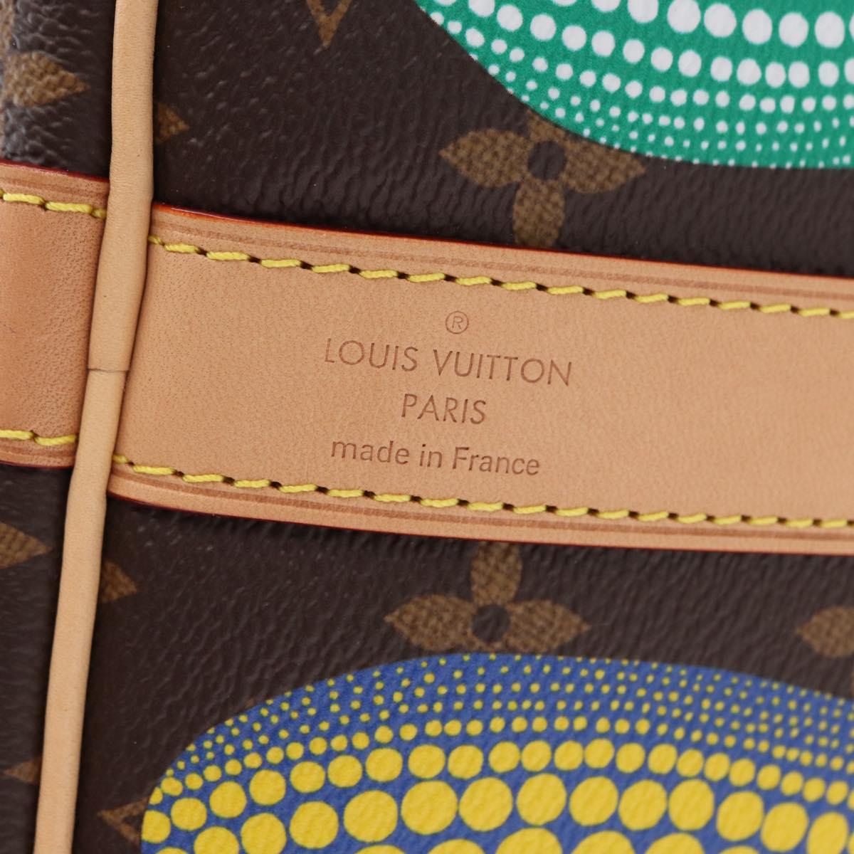LOUIS VUITTON Yayoi Kusama Keepall Bandouliere 45 Bag M46441 LV Auth 147286SM