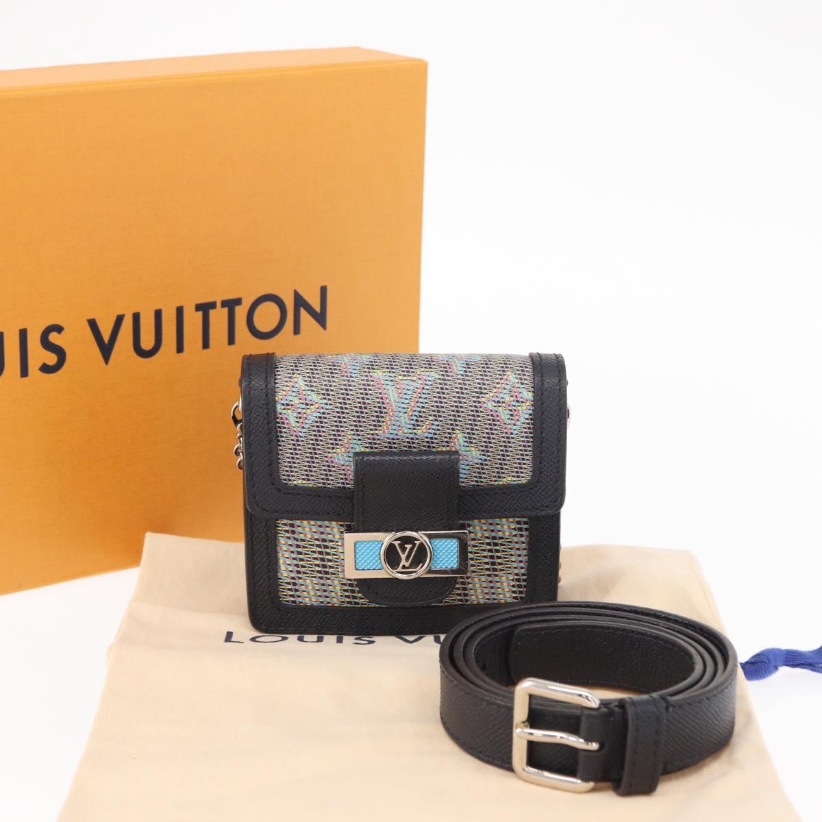 LOUIS VUITTON Monogram LV Pop Daufine MINI Bag Blue M55454 LV Auth 147287SAM