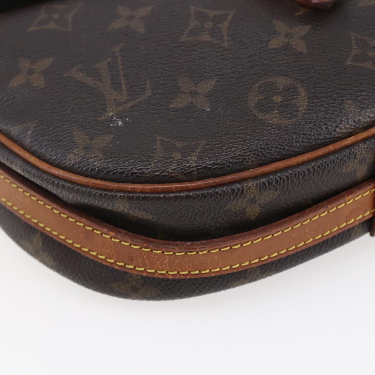 LOUIS VUITTON Monogram Jeune Fille MM Shoulder Bag M51226 LV Auth 147310