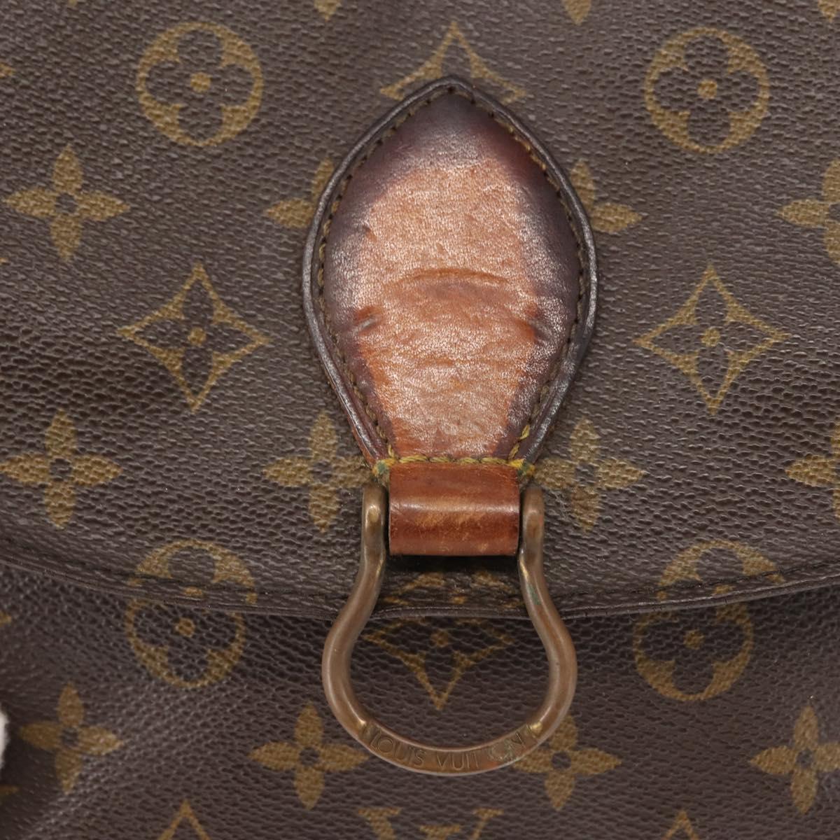 LOUIS VUITTON Monogram Saint Cloud GM Shoulder Bag M51242 LV Auth 147315