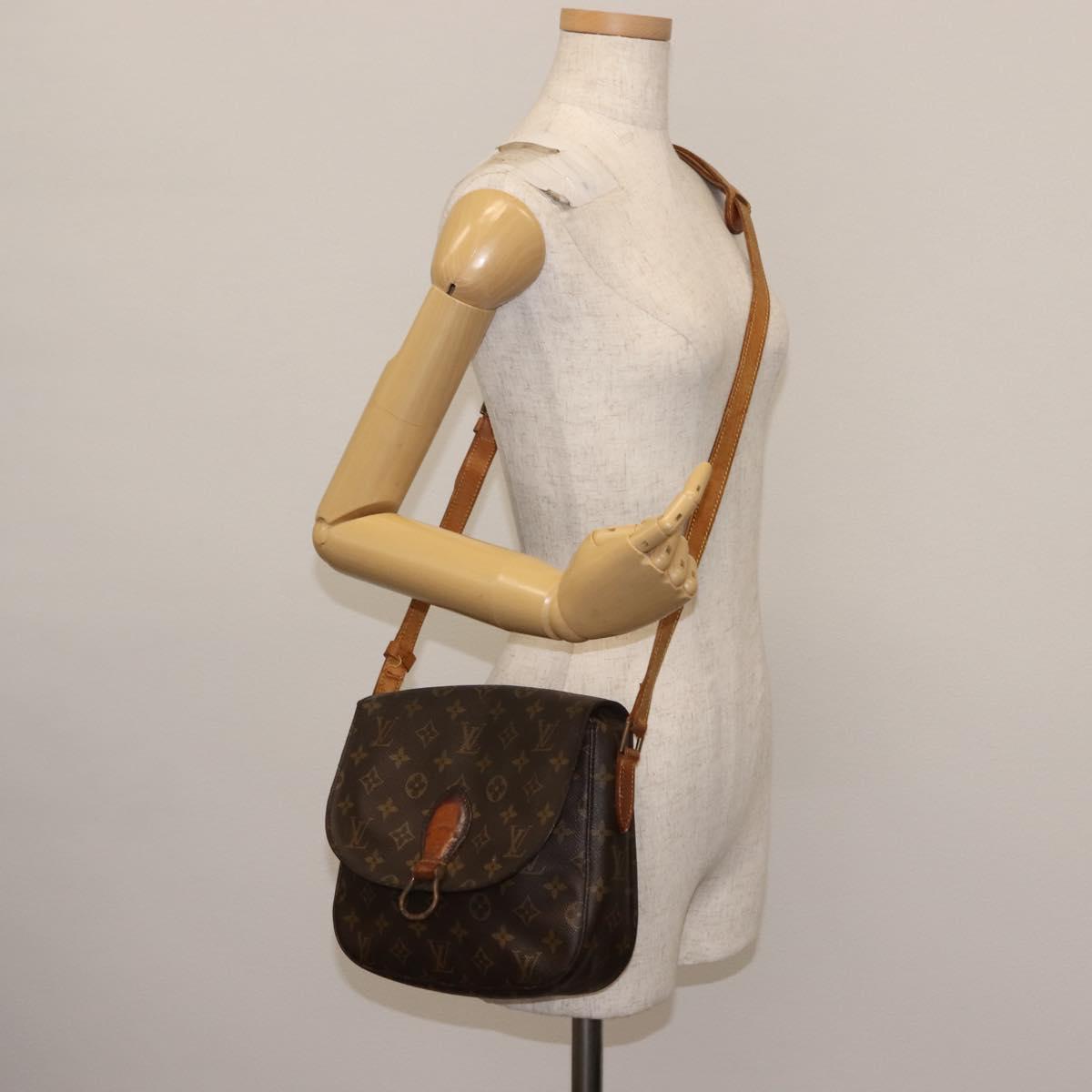 LOUIS VUITTON Monogram Saint Cloud GM Shoulder Bag M51242 LV Auth 147315