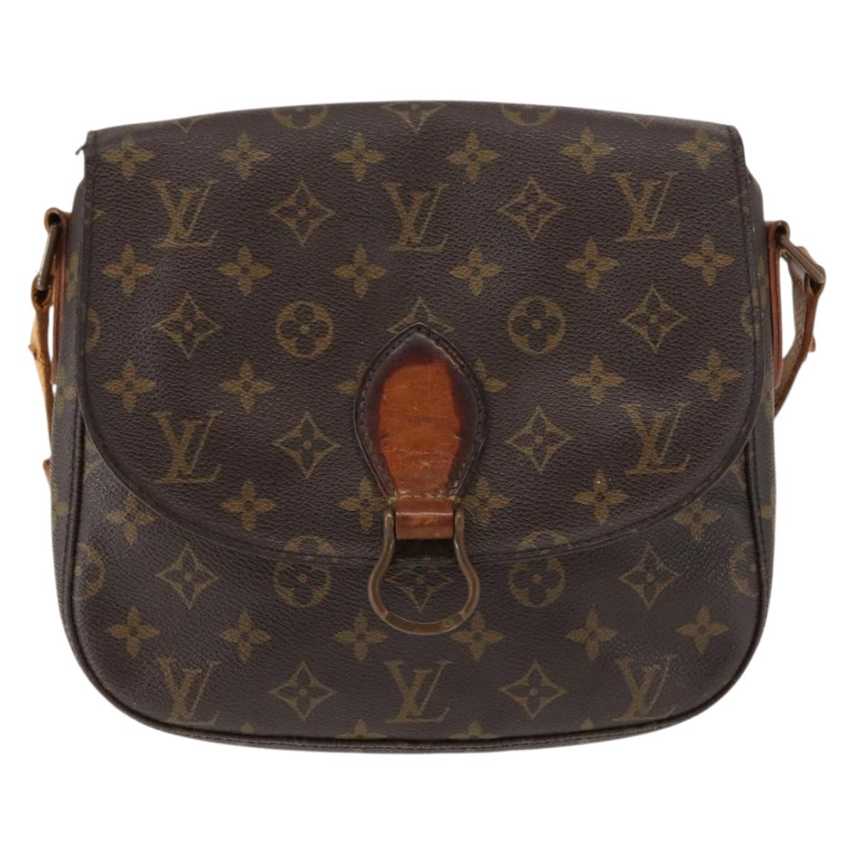 LOUIS VUITTON Monogram Saint Cloud GM Shoulder Bag M51242 LV Auth 147315