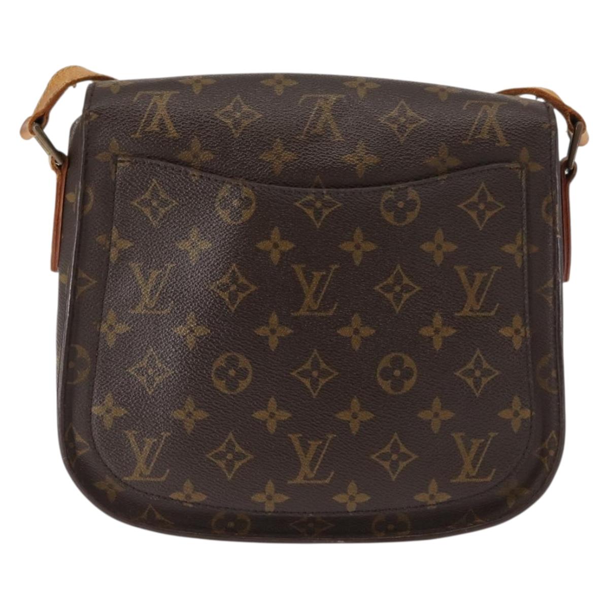 LOUIS VUITTON Monogram Saint Cloud GM Shoulder Bag M51242 LV Auth 147315