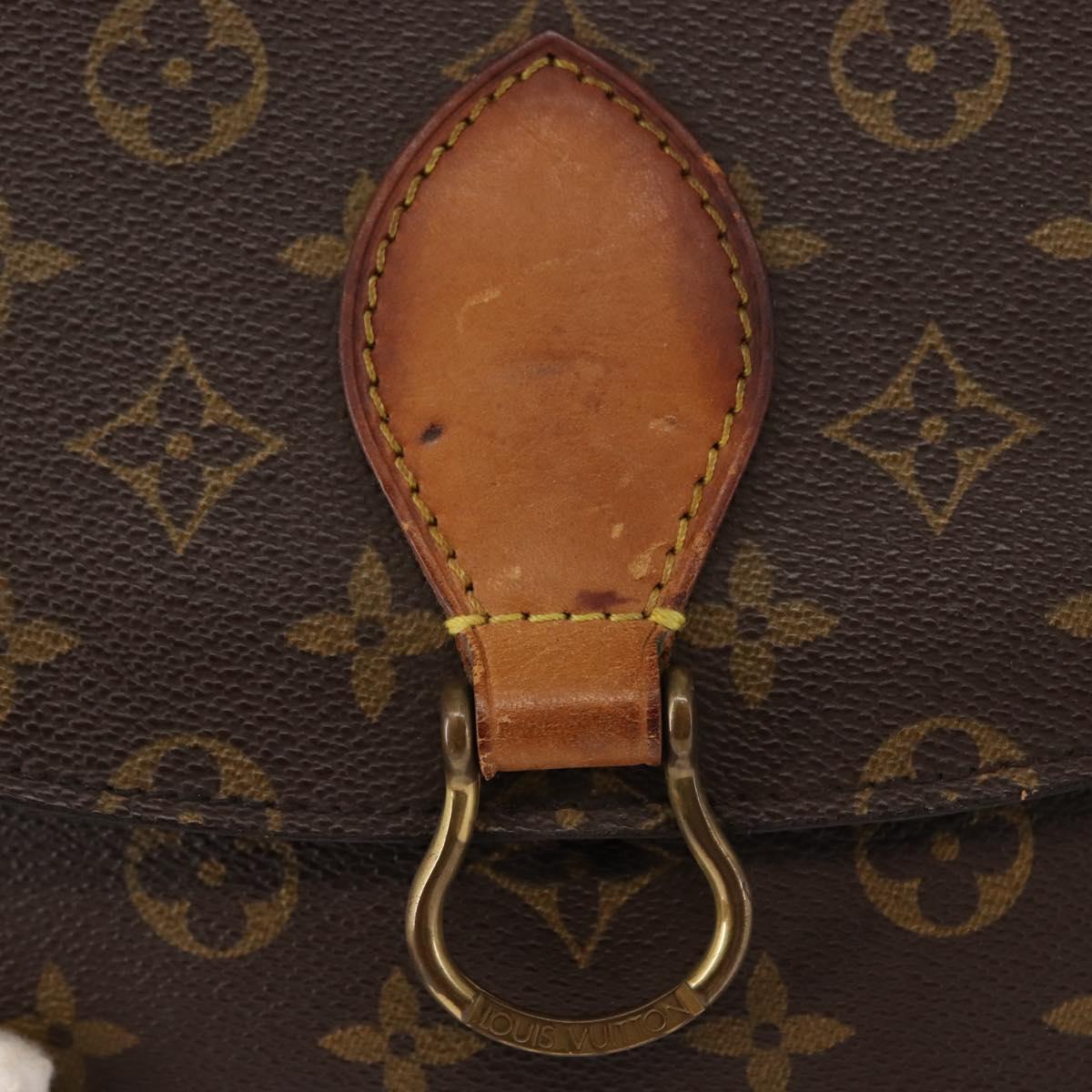 LOUIS VUITTON Monogram Saint Cloud GM Shoulder Bag M51242 LV Auth 147317