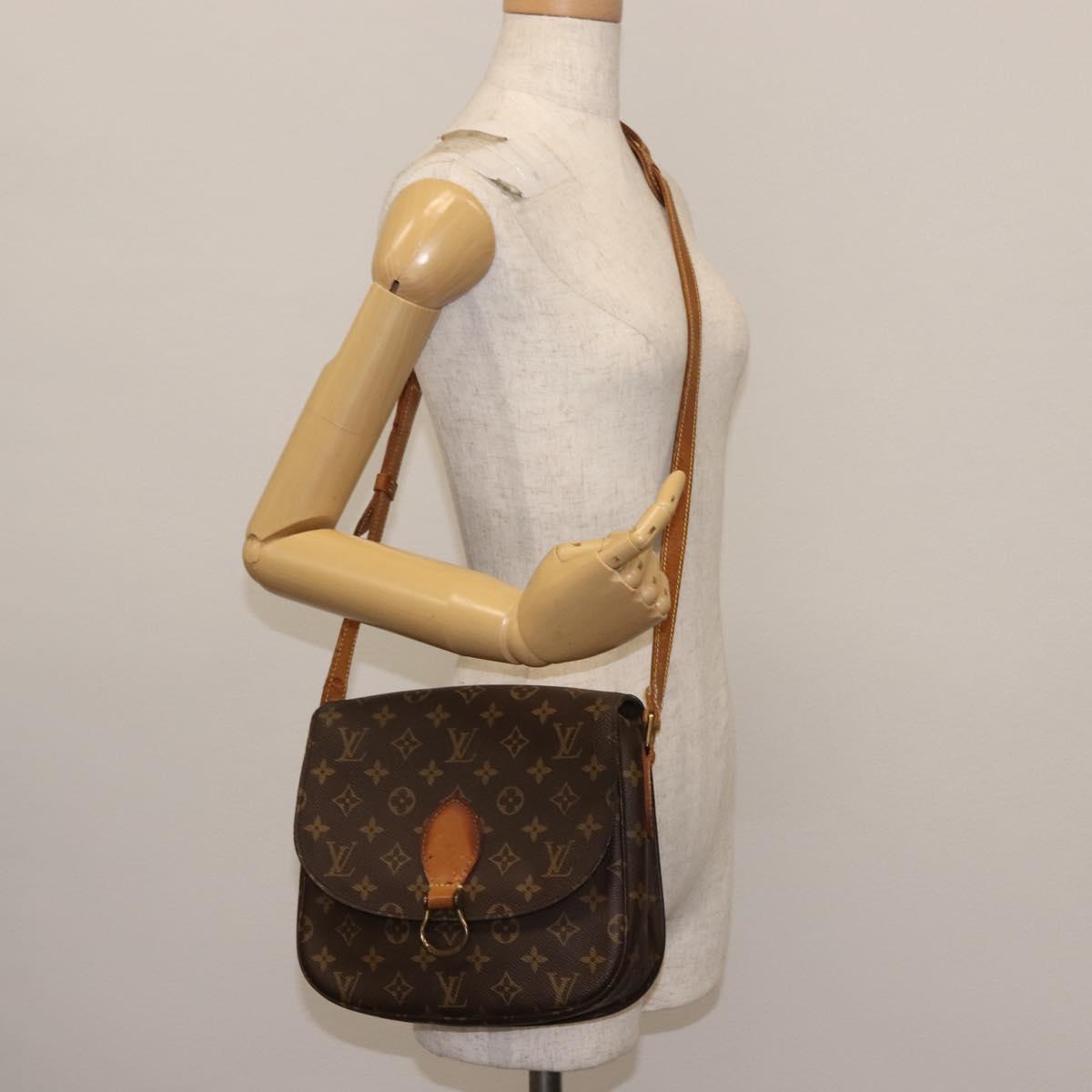 LOUIS VUITTON Monogram Saint Cloud GM Shoulder Bag M51242 LV Auth 147317