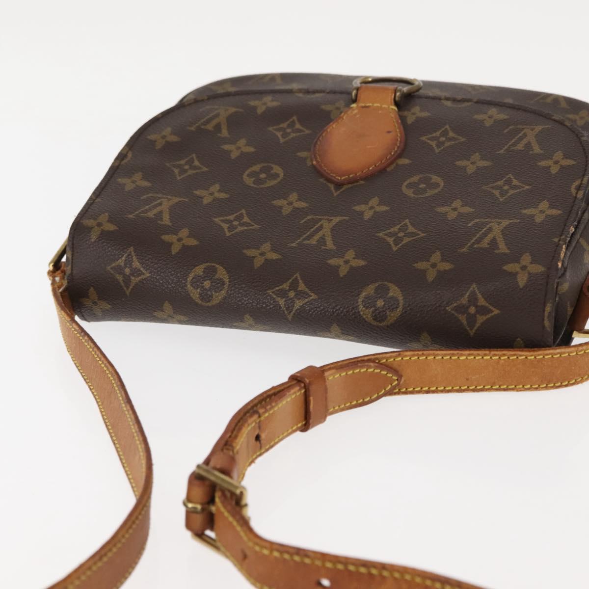 LOUIS VUITTON Monogram Saint Cloud GM Shoulder Bag M51242 LV Auth 147317