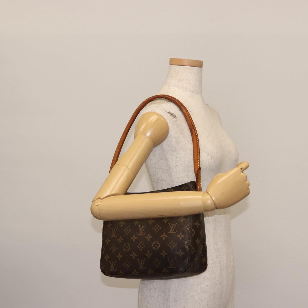 LOUIS VUITTON Monogram Looping MM Shoulder Bag M51146 LV Auth 147318