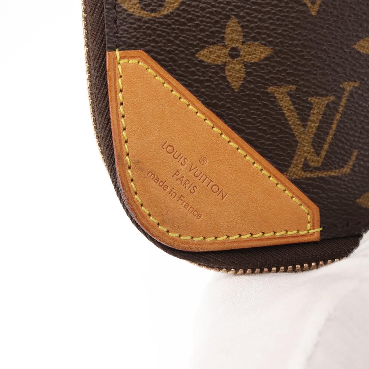 LOUIS VUITTON Monogram Etui 5 Cravat Necktie Case M47535 LV Auth 147323