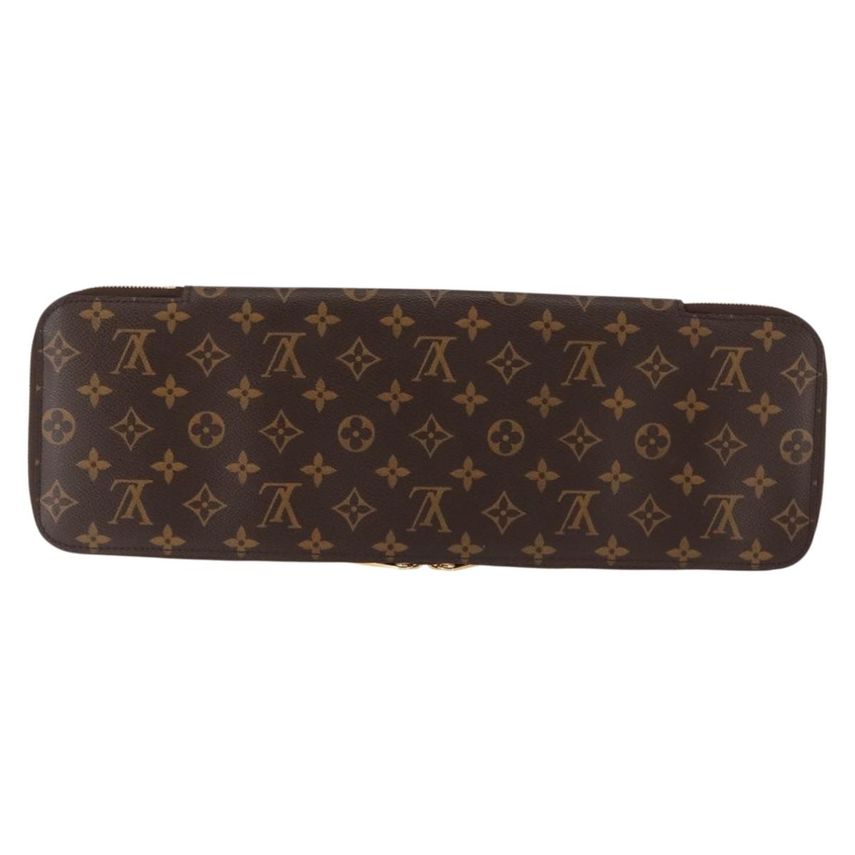 LOUIS VUITTON Monogram Etui 5 Cravat Necktie Case M47535 LV Auth 147323