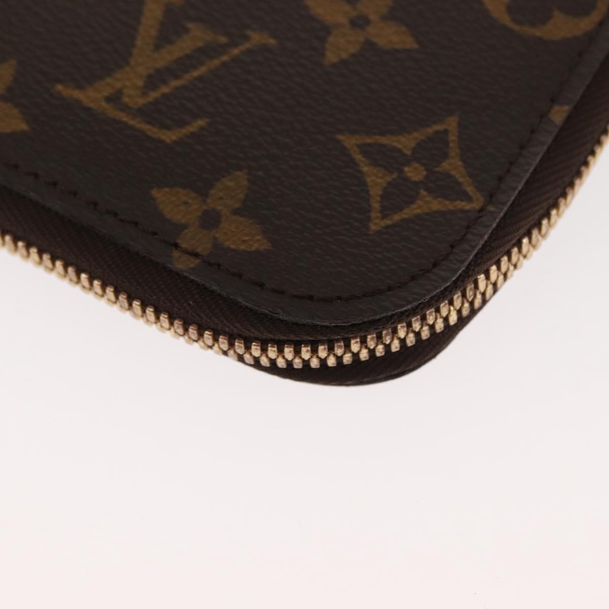 LOUIS VUITTON Monogram Etui 5 Cravat Necktie Case M47535 LV Auth 147323