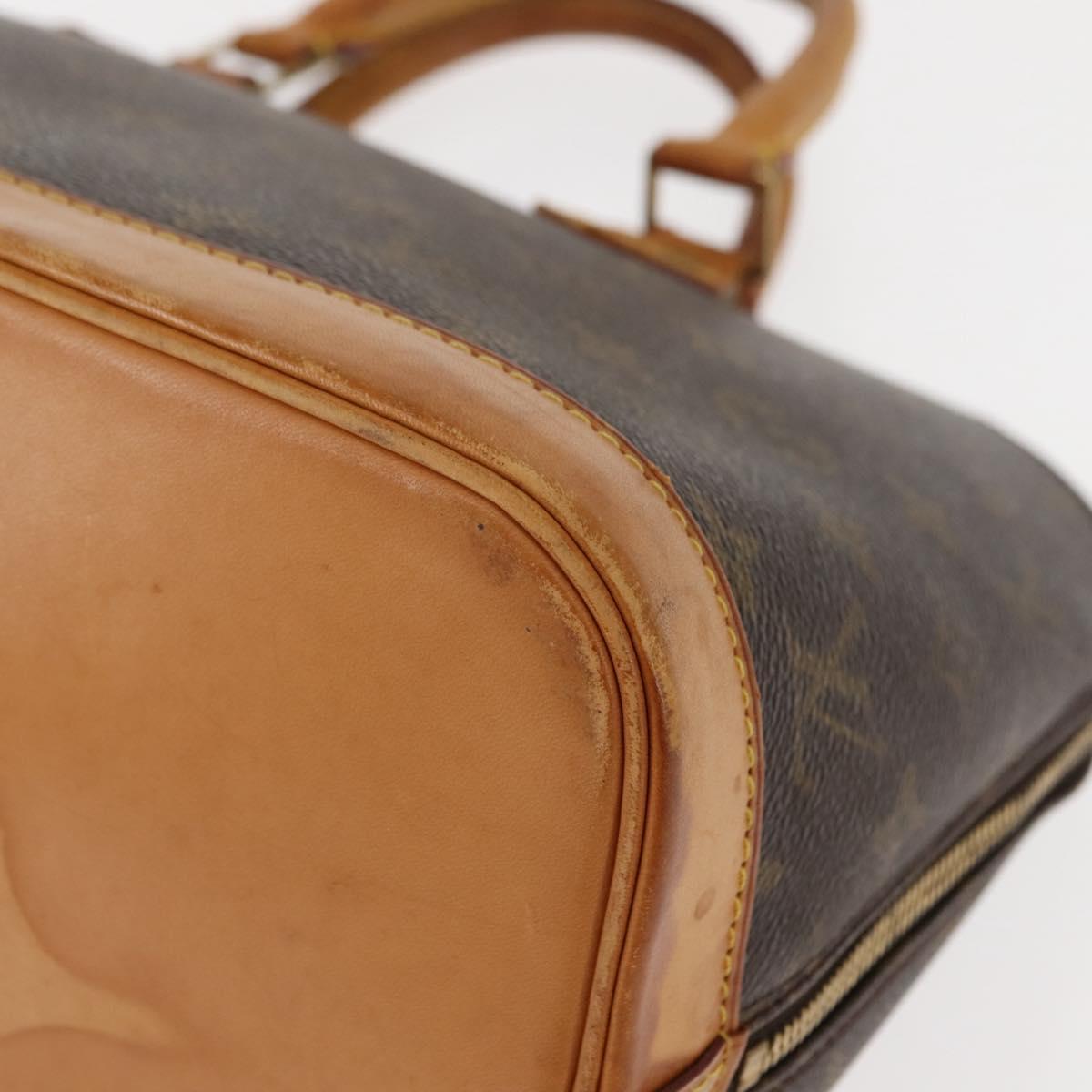 LOUIS VUITTON Monogram Alma Hand Bag M51130 LV Auth 147324