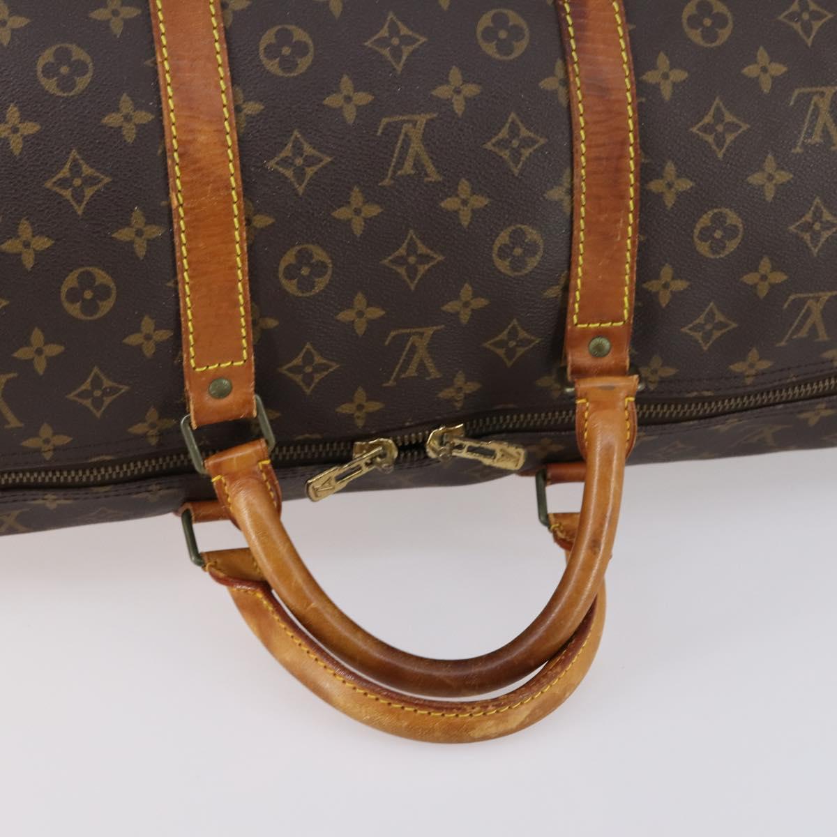 LOUIS VUITTON Monogram Keepall 60 Boston Bag M41422 LV Auth 147329