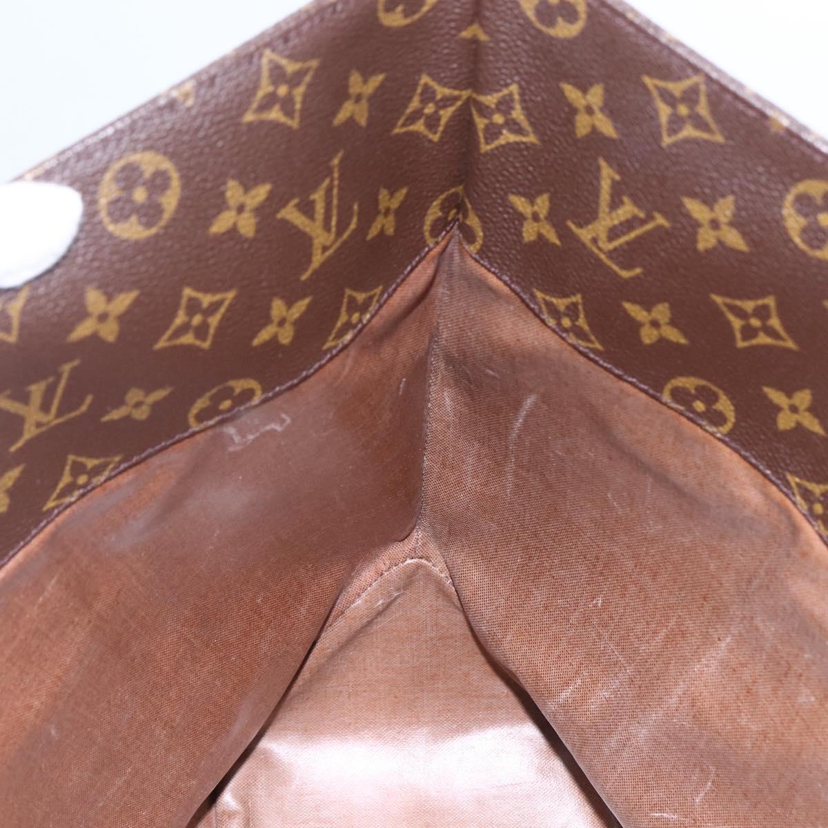 LOUIS VUITTON Monogram Sac Shopping Tote Bag M51108 LV Auth 147331