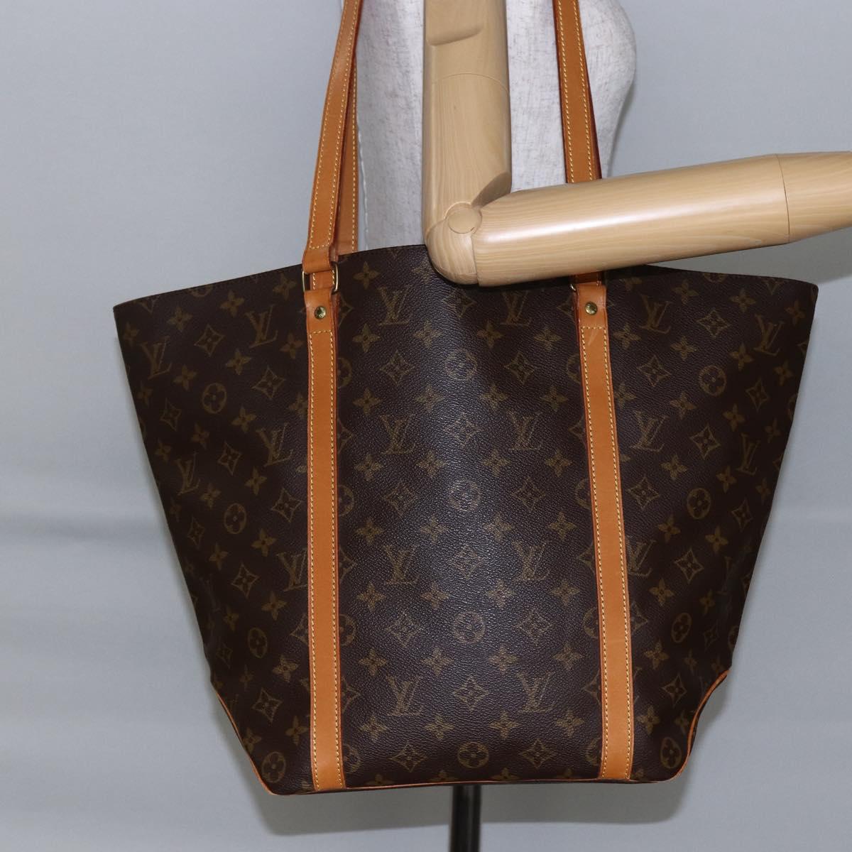 LOUIS VUITTON Monogram Sac Shopping Tote Bag M51108 LV Auth 147331