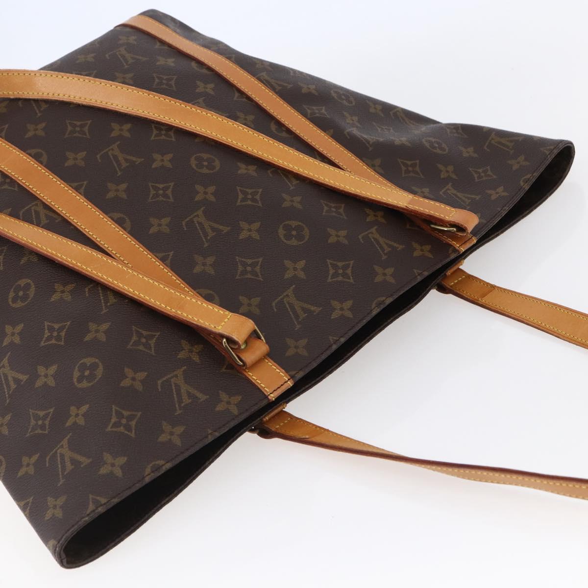 LOUIS VUITTON Monogram Sac Shopping Tote Bag M51108 LV Auth 147331