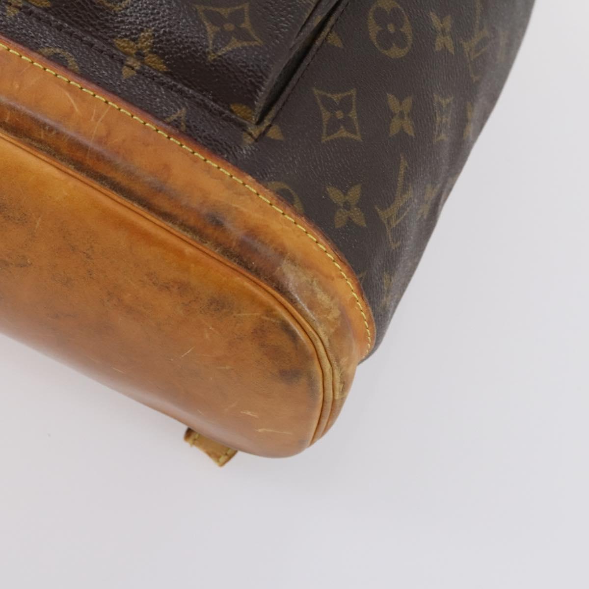 LOUIS VUITTON Monogram Montsouris GM Backpack M51135 LV Auth 147333