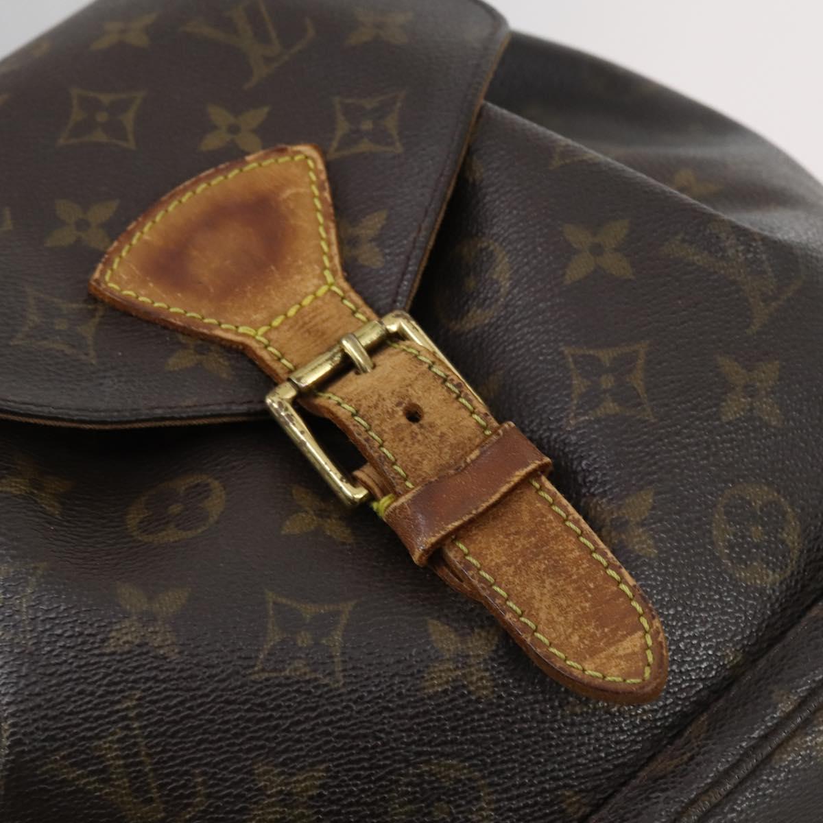 LOUIS VUITTON Monogram Montsouris GM Backpack M51135 LV Auth 147333
