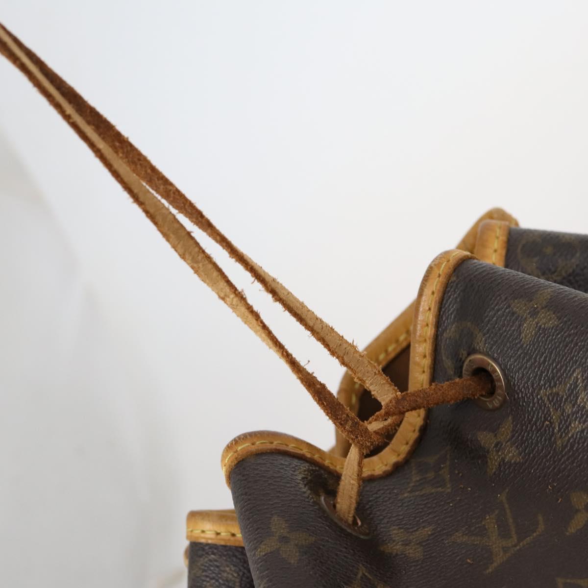 LOUIS VUITTON Monogram Montsouris GM Backpack M51135 LV Auth 147333
