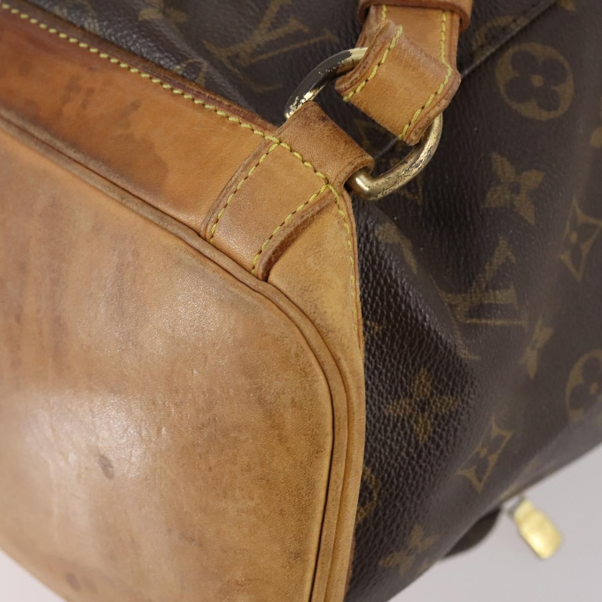 LOUIS VUITTON Monogram Montsouris GM Backpack M51135 LV Auth 147334