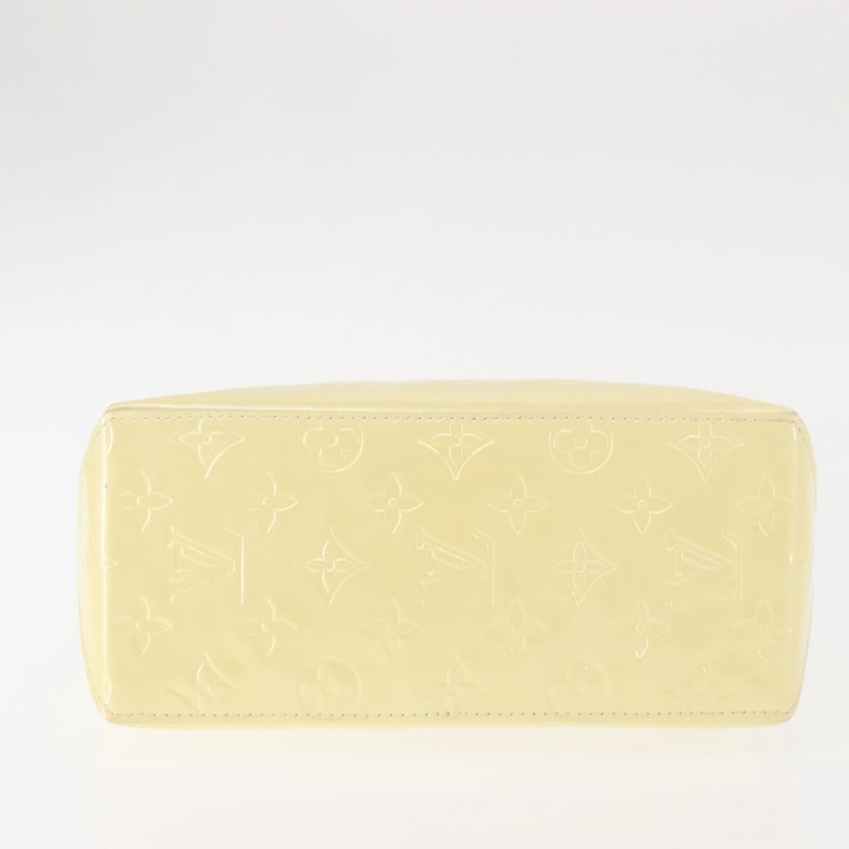 LOUIS VUITTON Monogram Vernis Reade PM Hand Bag Perle M91336 LV Auth 147341