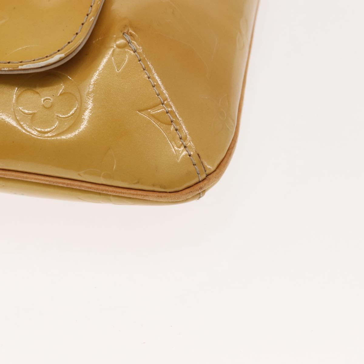 LOUIS VUITTON Monogram Vernis Thompson Street Bag Beige M91301 LV Auth 147342