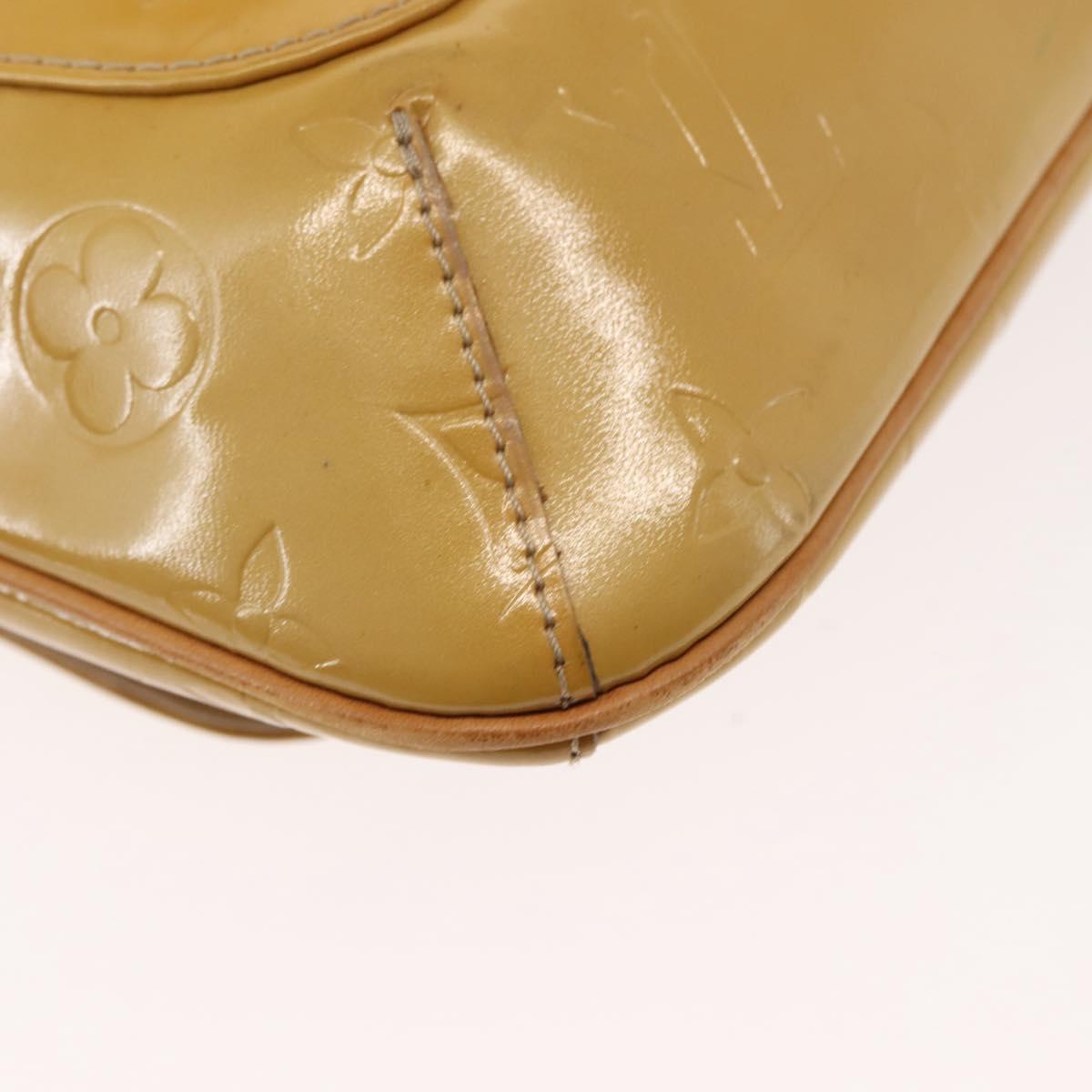 LOUIS VUITTON Monogram Vernis Thompson Street Bag Beige M91301 LV Auth 147342