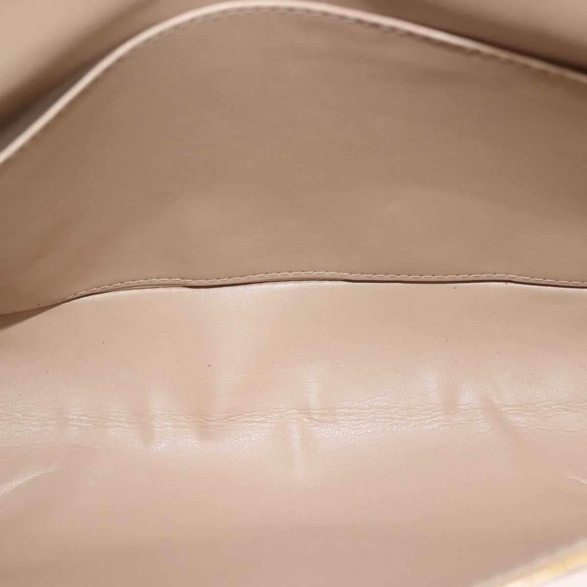 LOUIS VUITTON Monogram Vernis Thompson Street Bag Beige M91301 LV Auth 147342