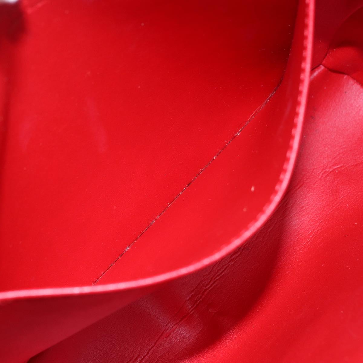 LOUIS VUITTON Monogram Vernis Thompson Street Bag Red Rouge M91094 Auth 147343