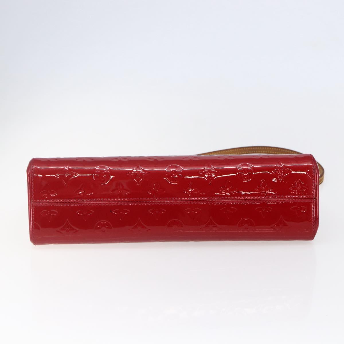 LOUIS VUITTON Monogram Vernis Roxbury Drive Bag Pomme D'amour M91987 Auth 147344