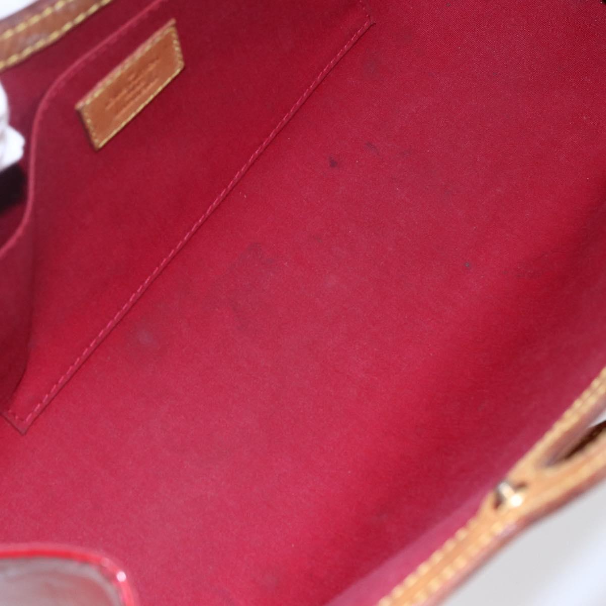 LOUIS VUITTON Monogram Vernis Roxbury Drive Bag Pomme D'amour M91987 Auth 147344