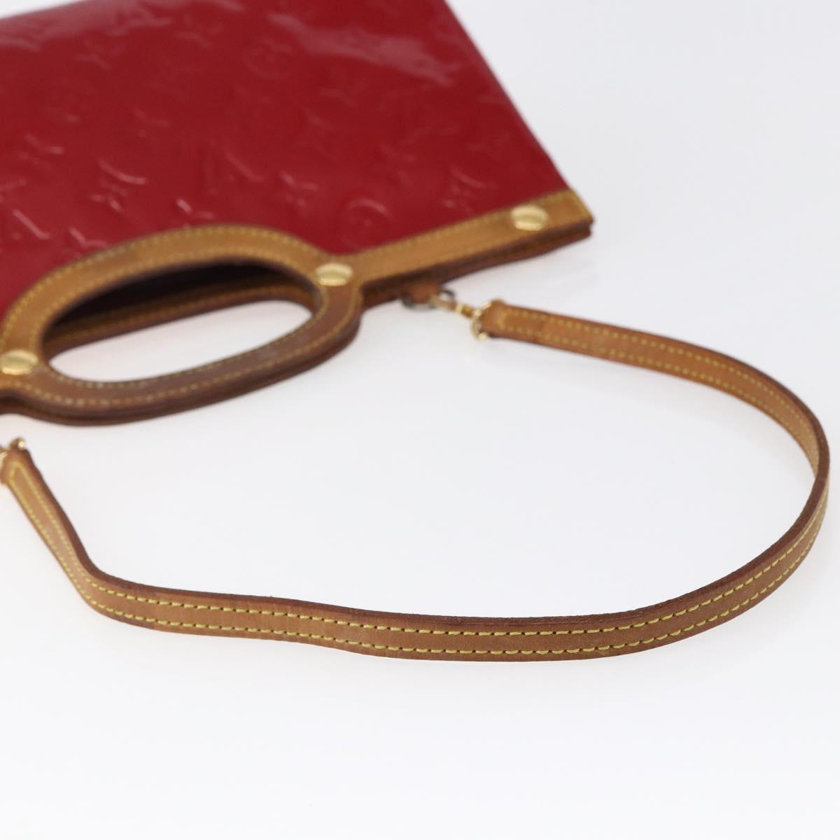 LOUIS VUITTON Monogram Vernis Roxbury Drive Bag Pomme D'amour M91987 Auth 147344