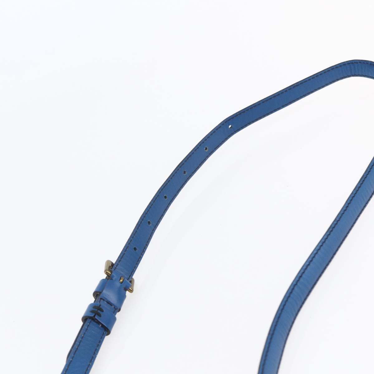 LOUIS VUITTON Epi Saint Cloud PM Shoulder Bag Blue M52195 LV Auth 147347