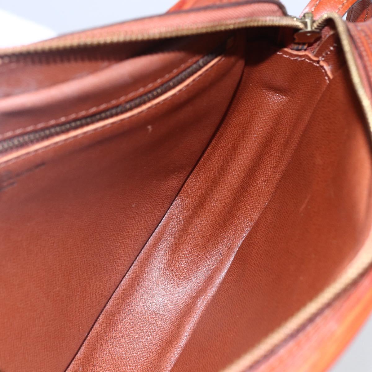 LOUIS VUITTON Epi Jeune Fille MM Shoulder Bag Kenya Brown M52153 LV Auth 147348