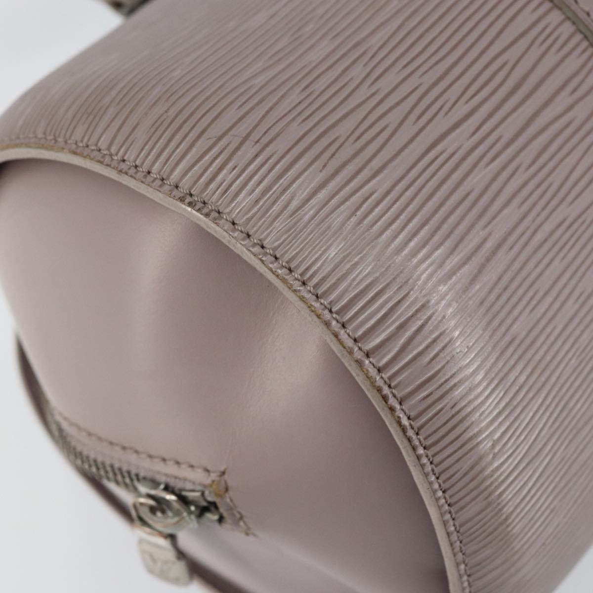 LOUIS VUITTON Epi Soufflot Hand Bag Lilac M5222B LV Auth 147349