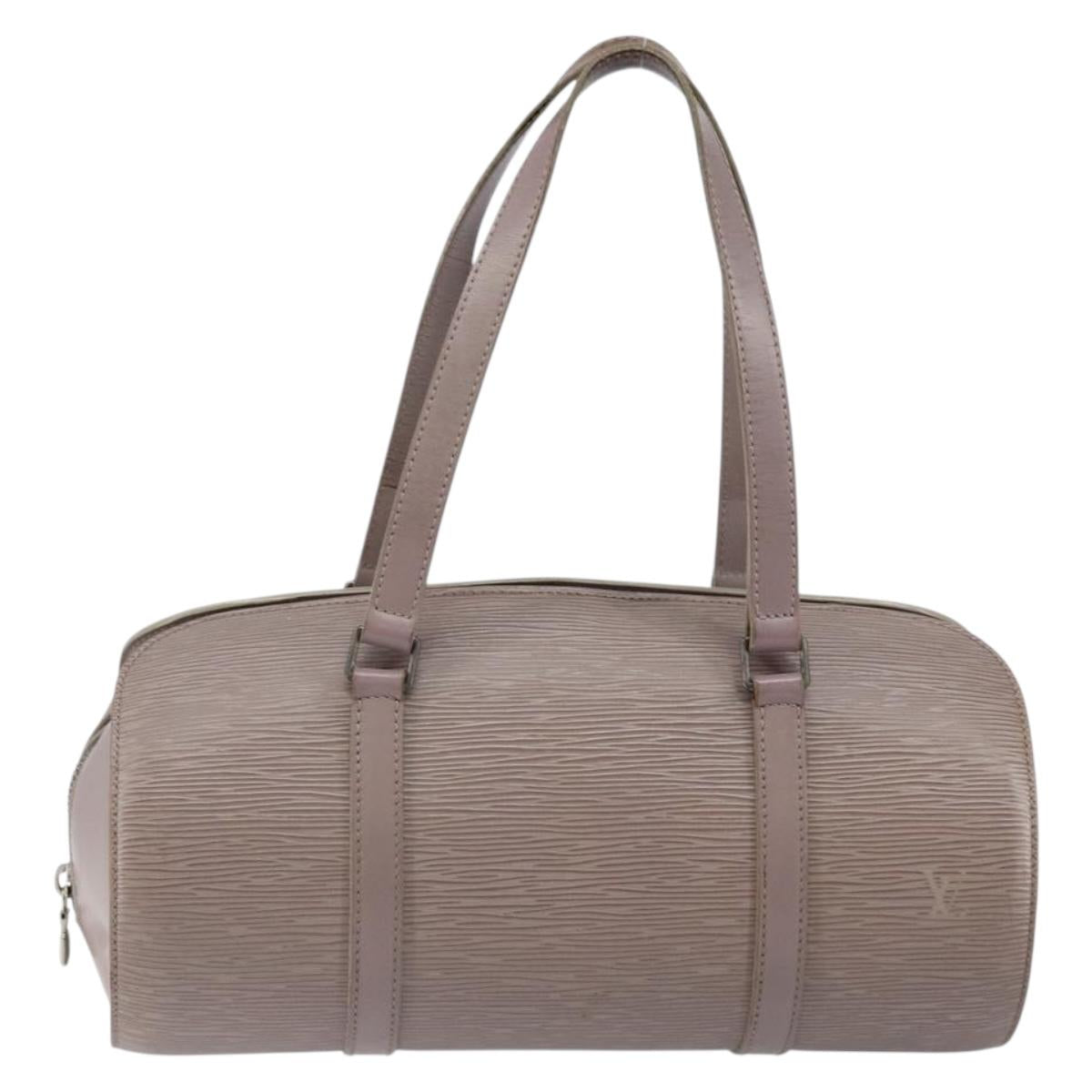 LOUIS VUITTON Epi Soufflot Hand Bag Lilac M5222B LV Auth 147349