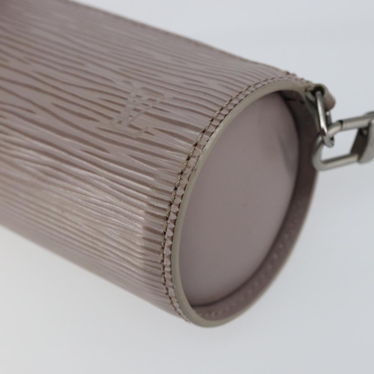 LOUIS VUITTON Epi Soufflot Pouch Lilac LV Auth 147350