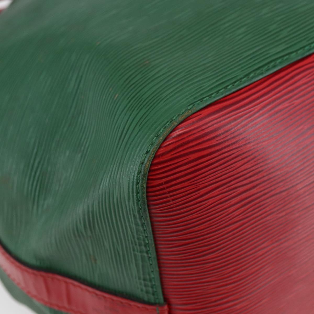 LOUIS VUITTON Epi Petit Noe Shoulder Bag By color Green Red M44147 Auth 147351