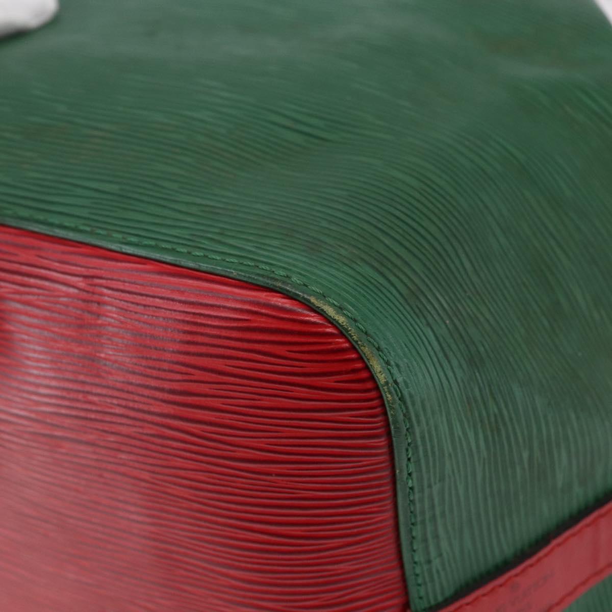 LOUIS VUITTON Epi Petit Noe Shoulder Bag By color Green Red M44147 Auth 147351