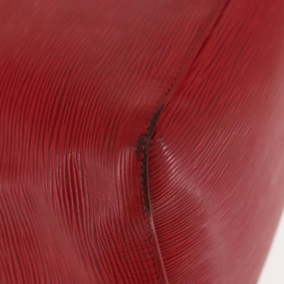 LOUIS VUITTON Epi Petit Noe Shoulder Bag Red M44107 LV Auth 147352