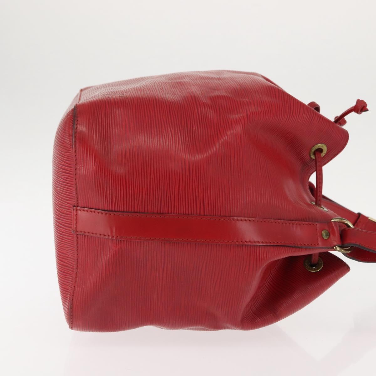 LOUIS VUITTON Epi Petit Noe Shoulder Bag Red M44107 LV Auth 147352