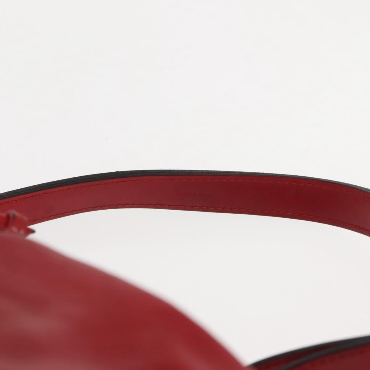 LOUIS VUITTON Epi Petit Noe Shoulder Bag Red M44107 LV Auth 147352
