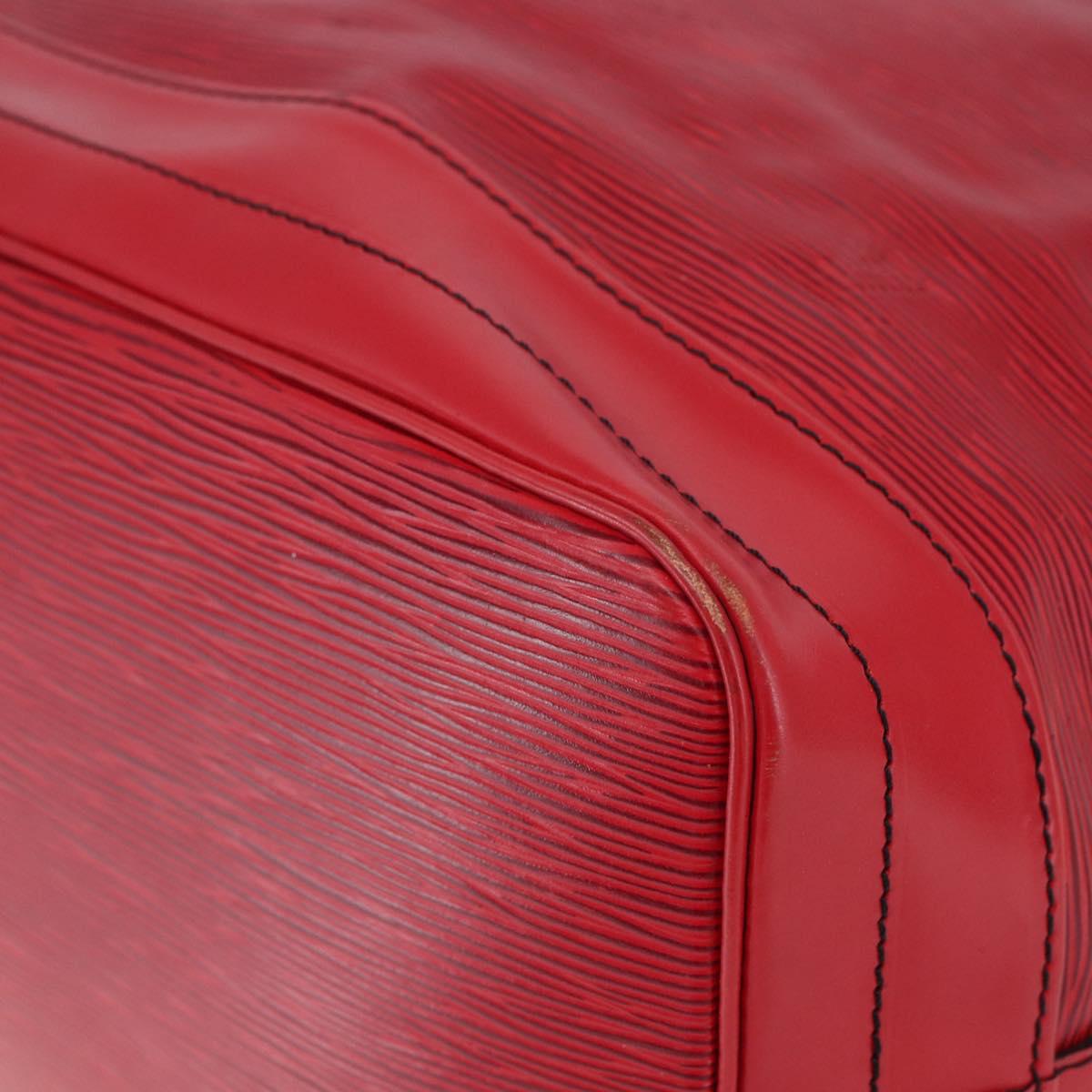 LOUIS VUITTON Epi Noe Shoulder Bag Red M44007 LV Auth 147353